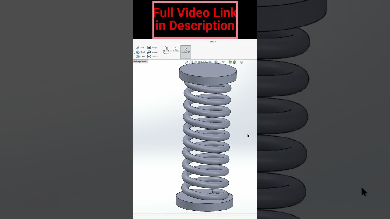 Spring Solidworks Simulation  Short 
