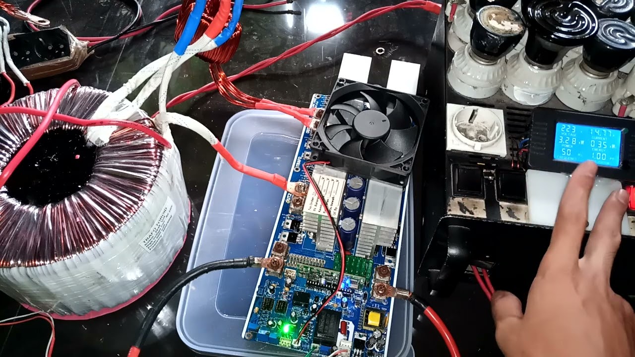 260121KM3A6KYA Test uji trafo toroid inverter 3kW 48V