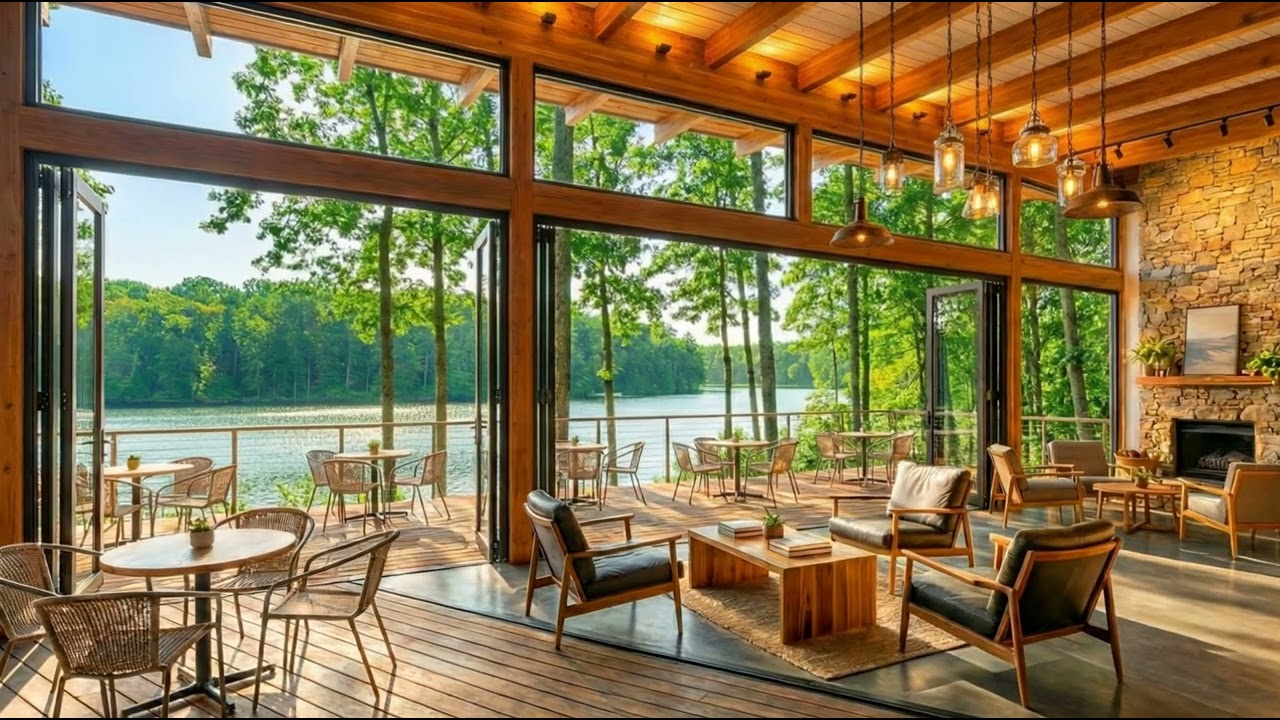 Cozy Morning Jazz Cabin for Positive Energy | Jazz Background Music for Work and Study