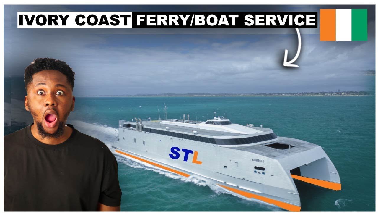 This is NOT EUROPE, It's The New Ivory Coast FERRY/BOAT You Never Heard About