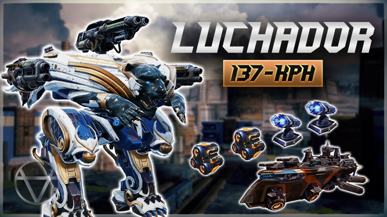 [WR] 🔥137 km/h 2X Accelerator LUCHADOR w/ Frederick – Titan Gameplay | War Robots