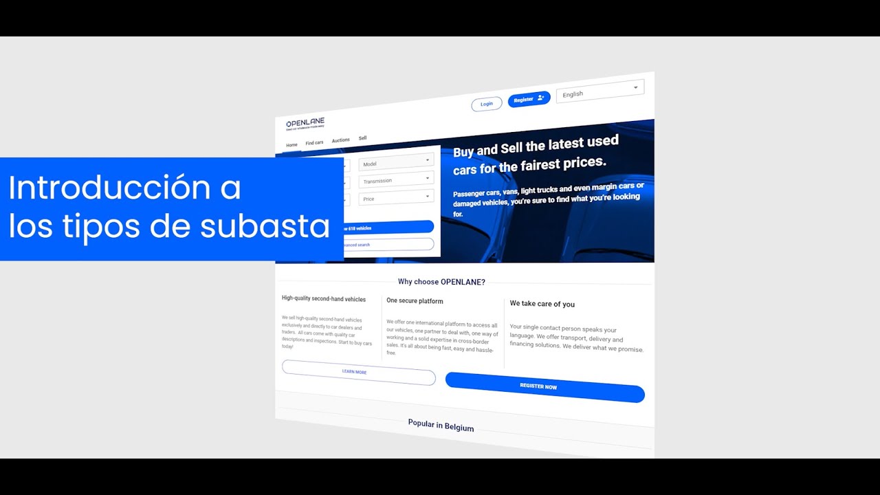 &iquest;C&oacute;mo funcionan los diferentes tipos de subastas? | Subastas de autom&oacute;viles OPENLANE