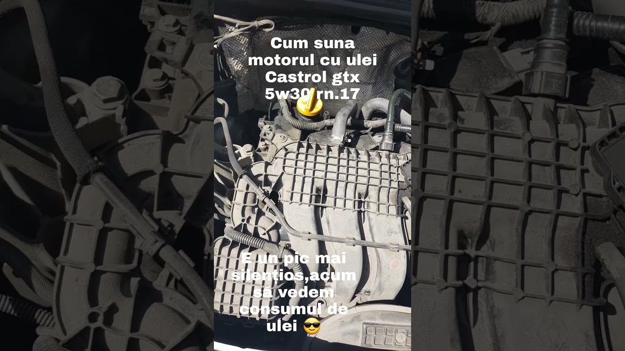 Cum suna motorul de 1.0 sce 3 cilindri la 200.000km                   Elf 5w40 versus Castrol 5w30
