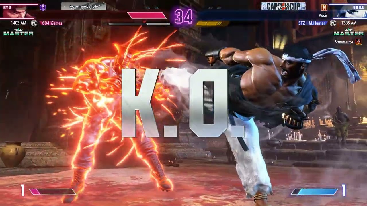 SF6 - 604Games(RYU) x (Guile) STZ Master Hunter @Streetzeiros