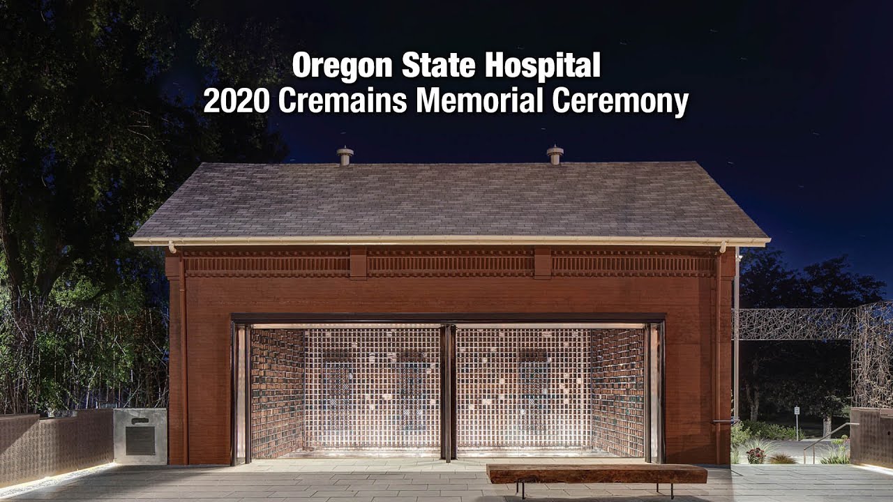 Oregon State Hospital 2020 Cremains Memorial