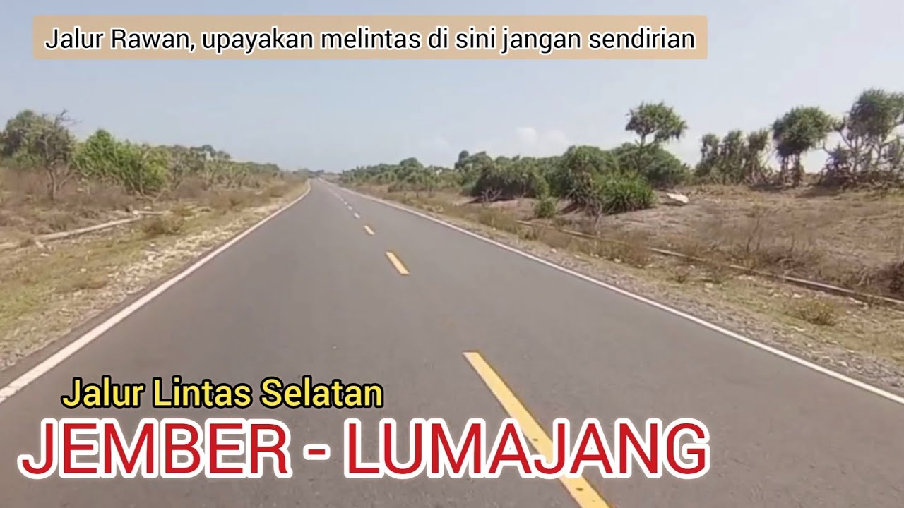 JLS Jember - Lumajang, RAWAN BEG4L..? Upayakan kalo lewat Jalur indah ini jangan sendirian