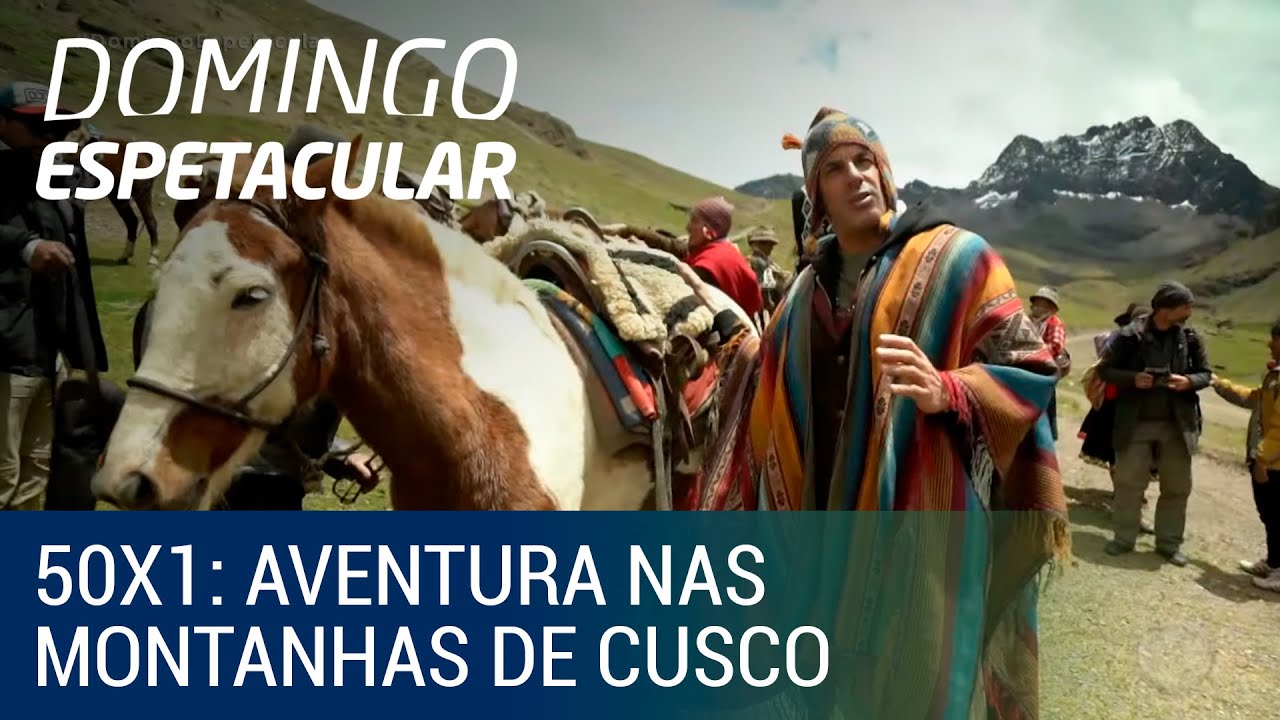 Álvaro Garnero se aventura nas montanhas de Cusco