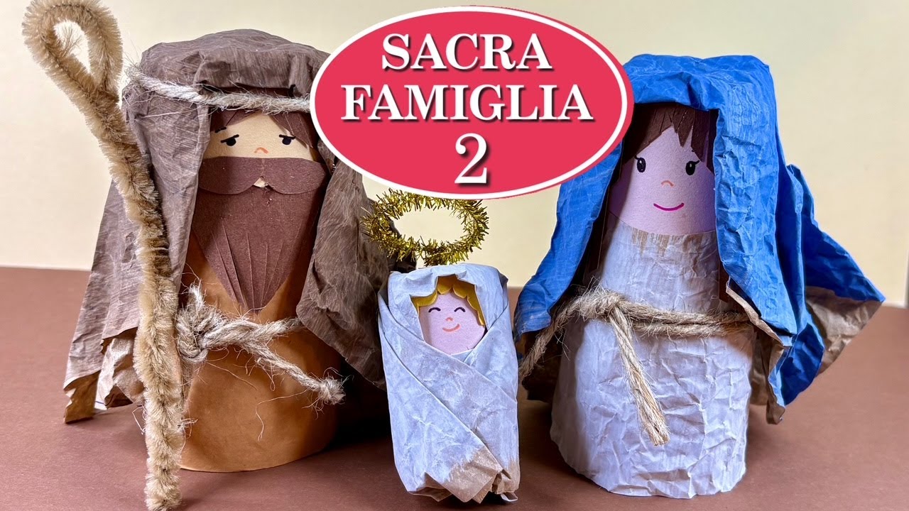 IL GRANDE PRESEPE DEL RICICLO PARTE 2 - SACRA FAMIGLIA Arte per Te