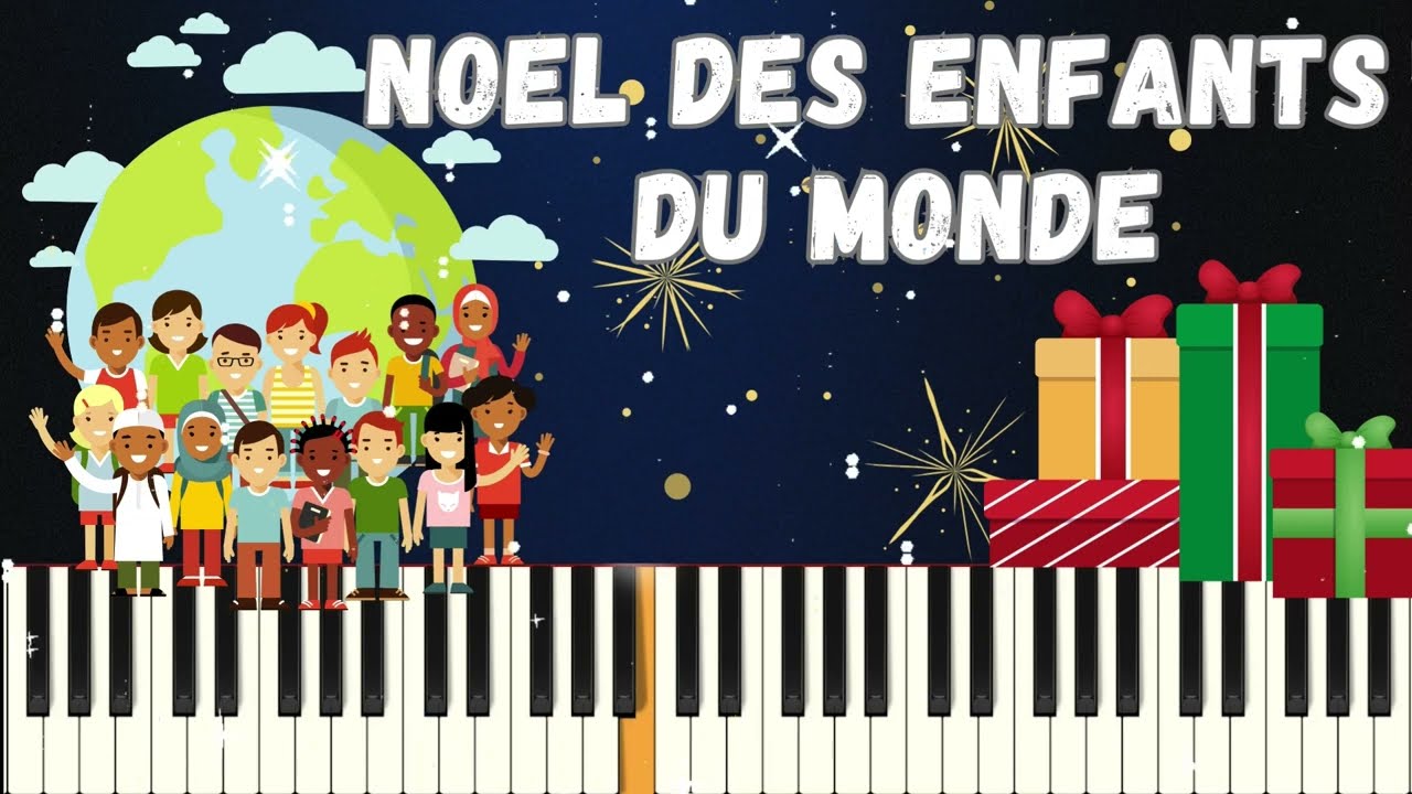 Noël des Enfants du Monde  (Enfants de Palestine) - Piano Tutoriel - Chanson de Noël