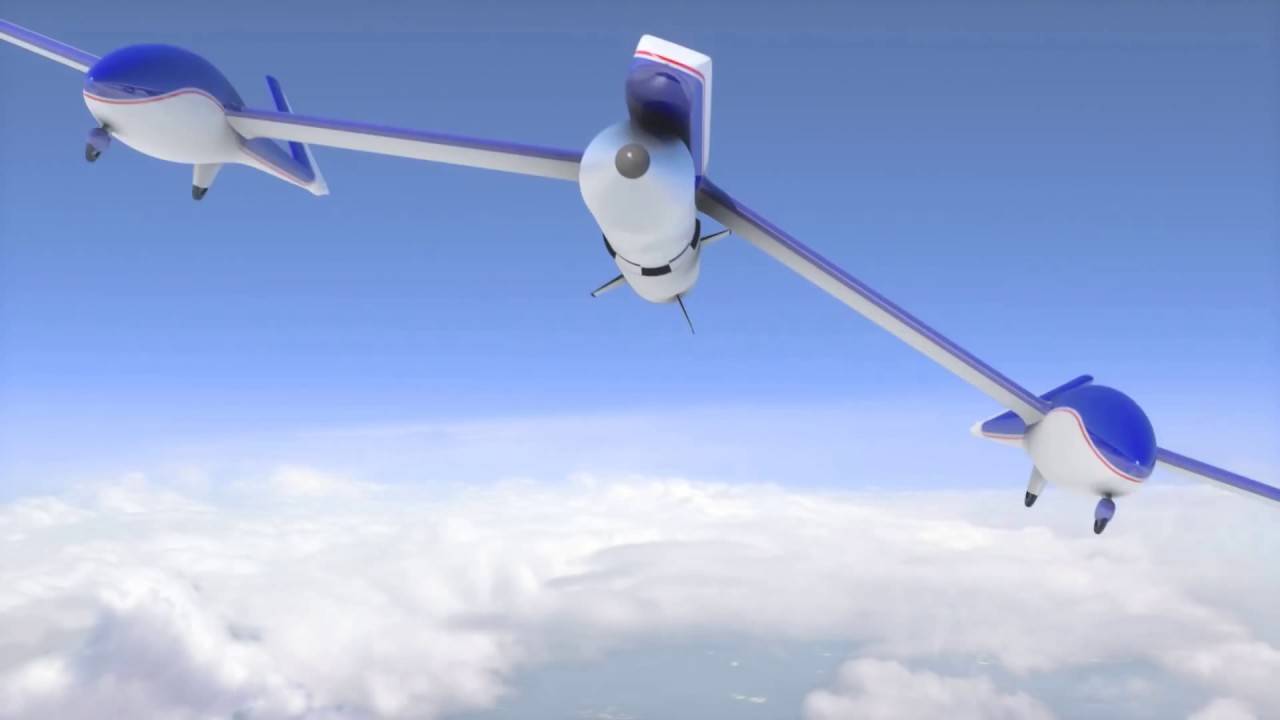 Towed Twin-Fuselage Glider Launch System (CGI Animation)