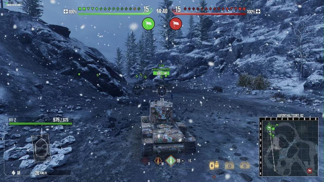 KV-2 Spass auf Bergpass