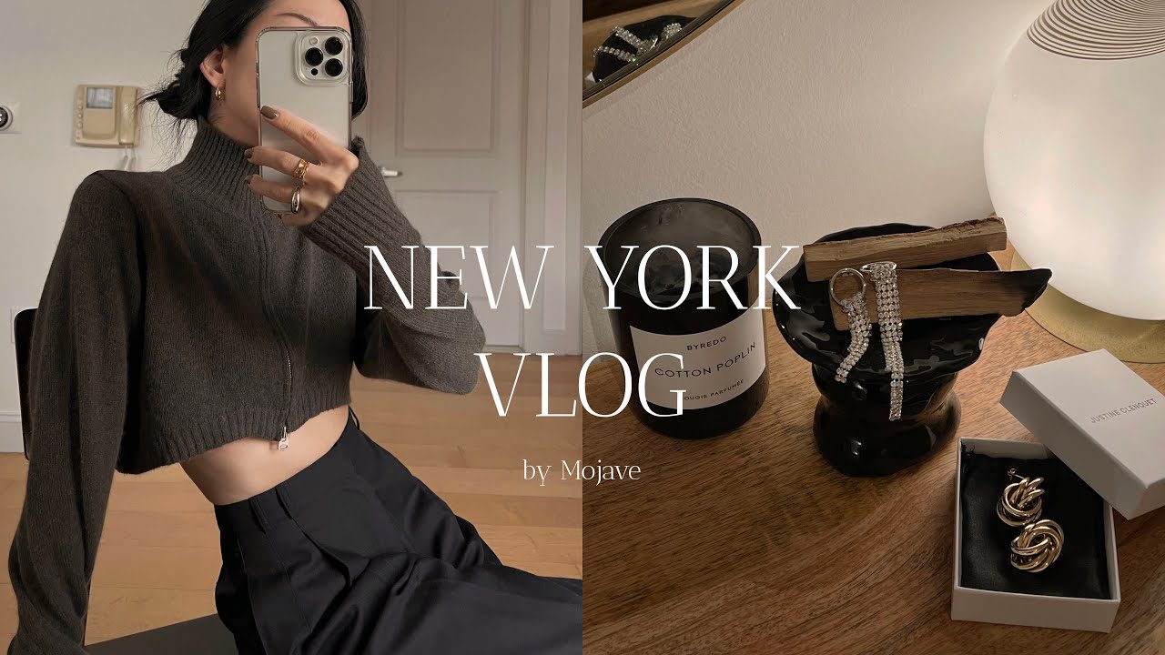 New York vlog 🗽뉴욕 브이로그 | 직장인 라이프 | 주얼리 하울 | 편집샵 쇼핑 | 데일리룩 | 시금치 카레 [Eng sub]