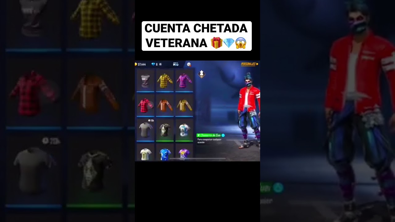 CUENTA CHETADA EN 24hr VUELVO #freefire #colombia #chetada #sorteo