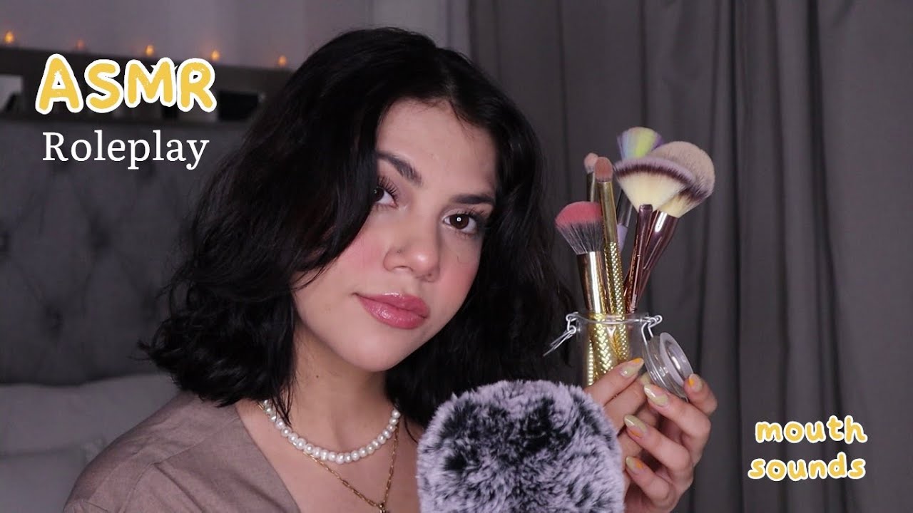 Asmr roleplay te maquillo | Mi primer video:)
