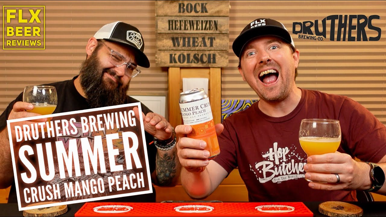 Druthers Brewing Co. | Summer Crush Mango Peach (Blonde Ale) | Beer Review 