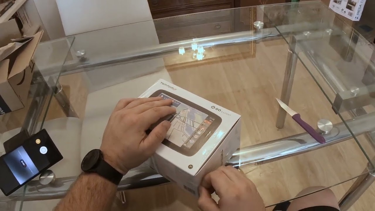 Unboxing del tomtom go expert