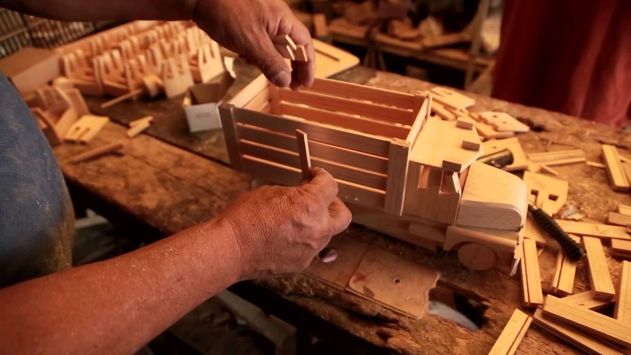 Camioncito - Juguetes de madera mexicanos San Antonio la Isla