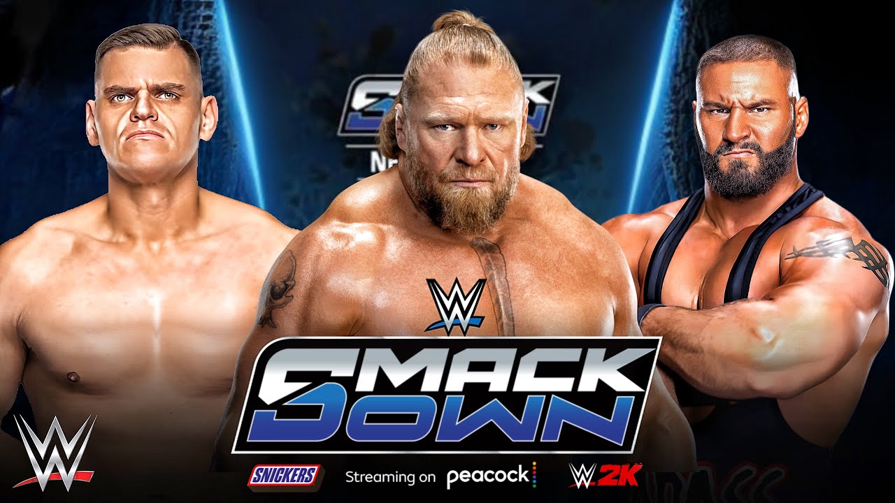 Brock Lesnar Vs Bron Breakker Vs Gunther - Extreme Rules Match At WWE Smackdown