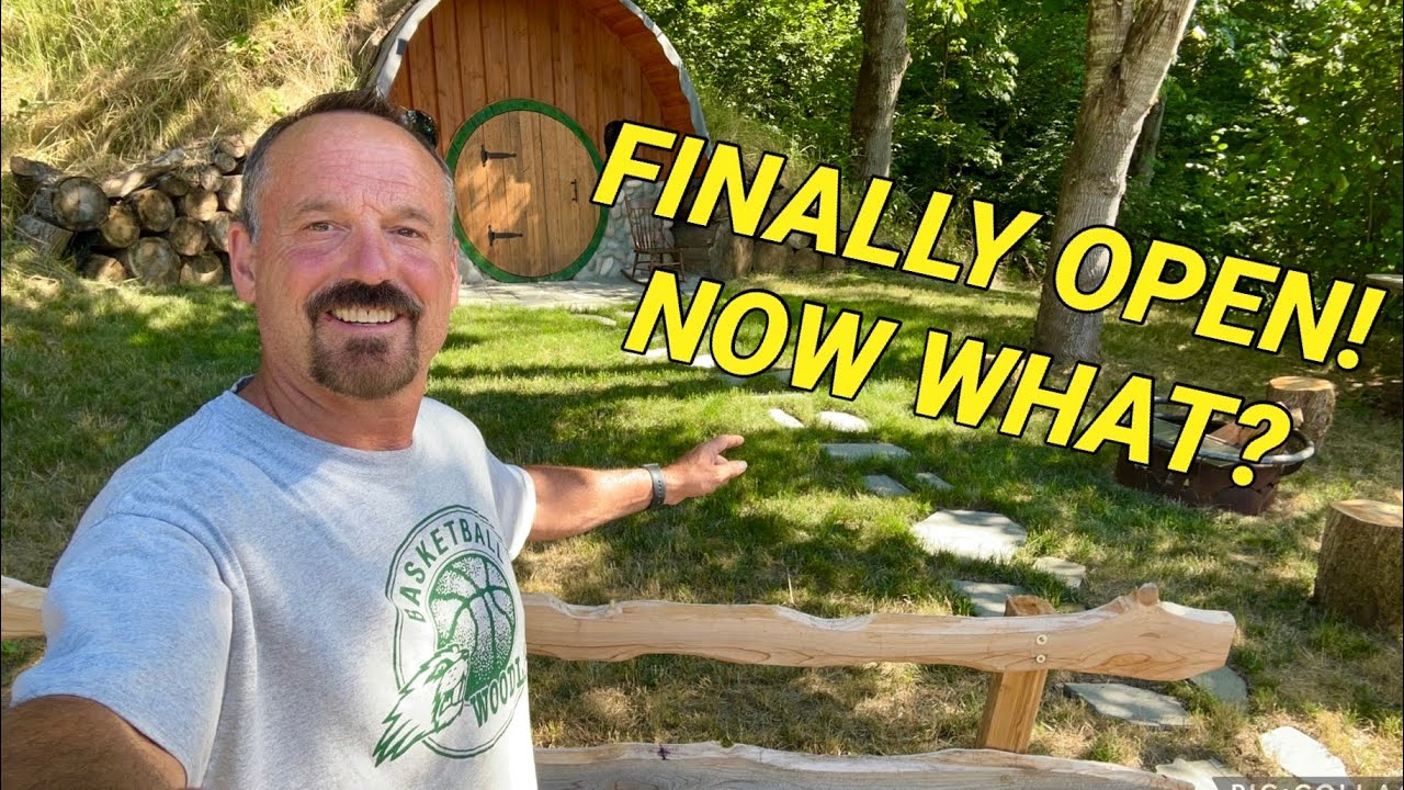 I listed my hobbit house on HipCamp and immediately had guests.