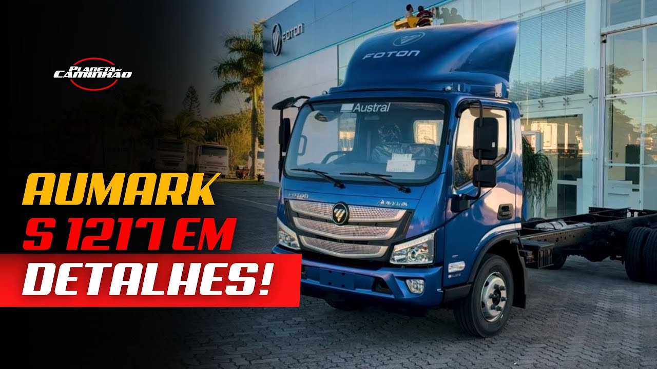 Tudo sobre o Foton Aumark S 1217: CONHEÇA OS DETALHES do caminhão médio da Foton montado no Brasil