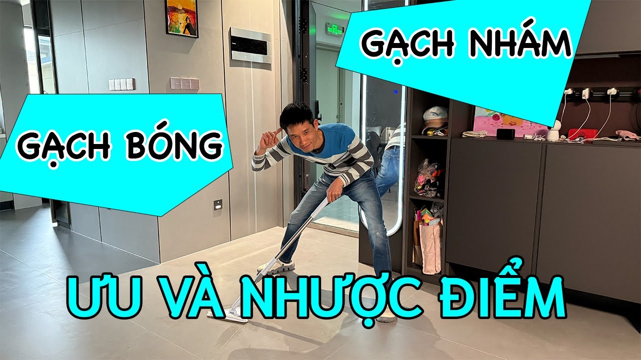 Nên chọn gạch lát nền men matt (mát) hay men bóng và bài học của nhà mình
