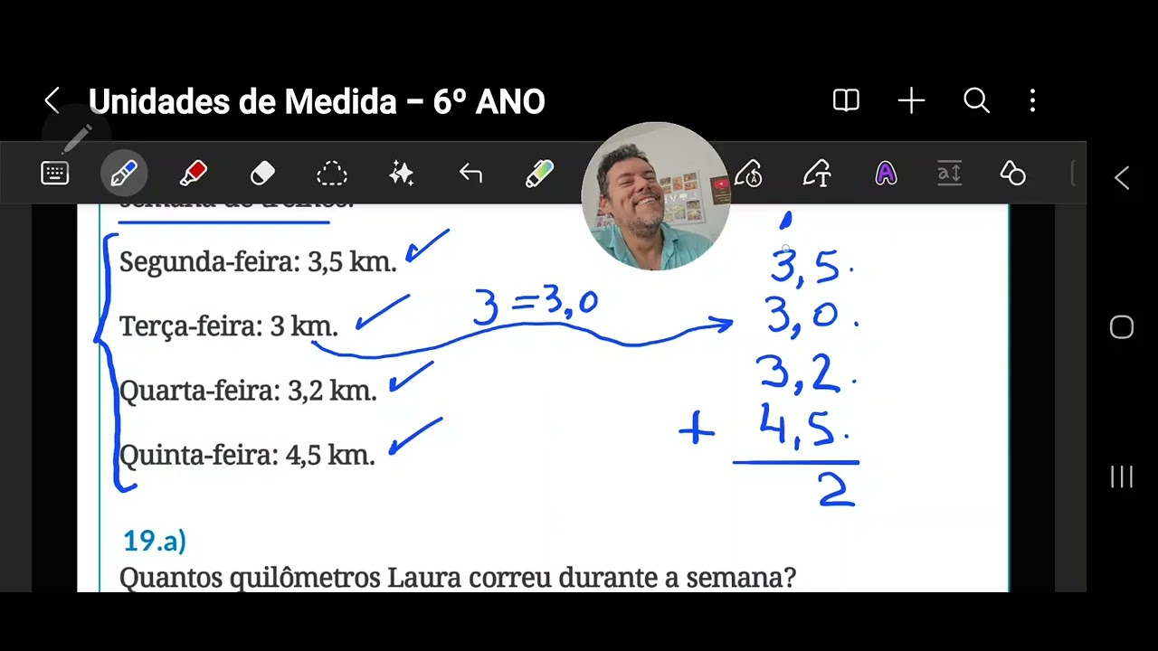 Unidades de Medidas - Questões 18 e 19 - Convertendo Km em Metros