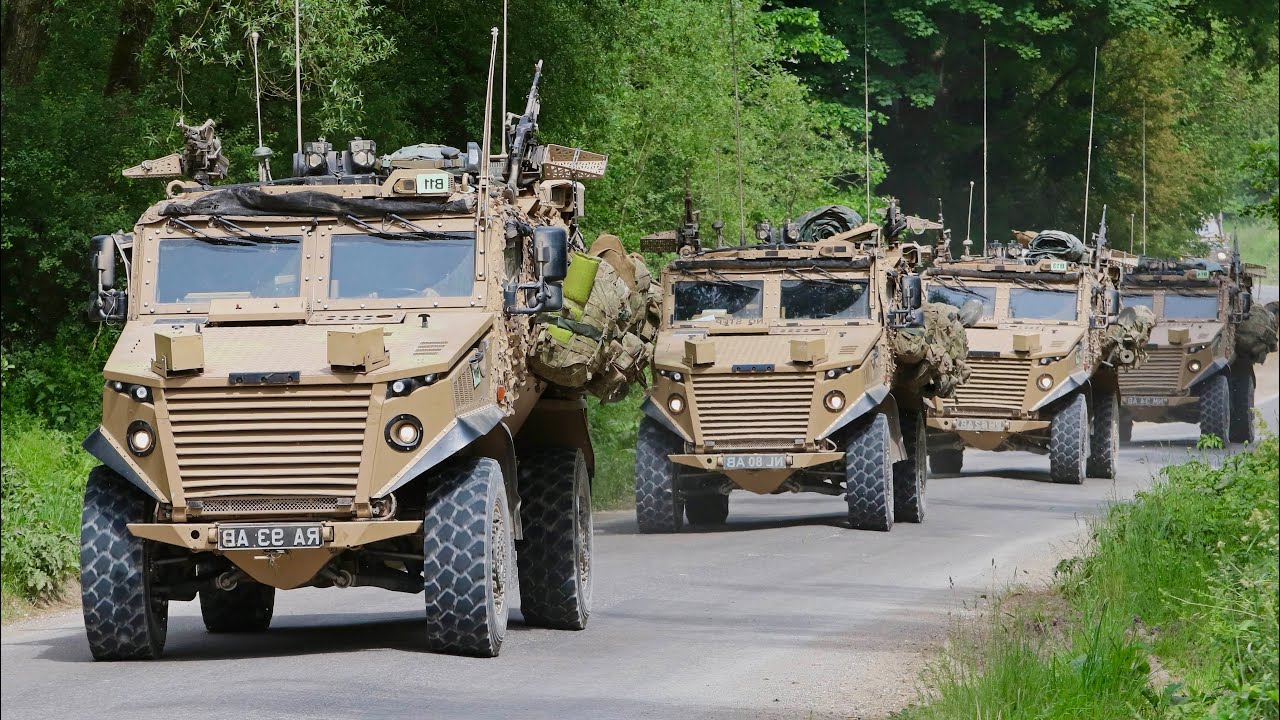 Massive Army Battlegroup convoy on the move! - Ex Wessex Storm 2024