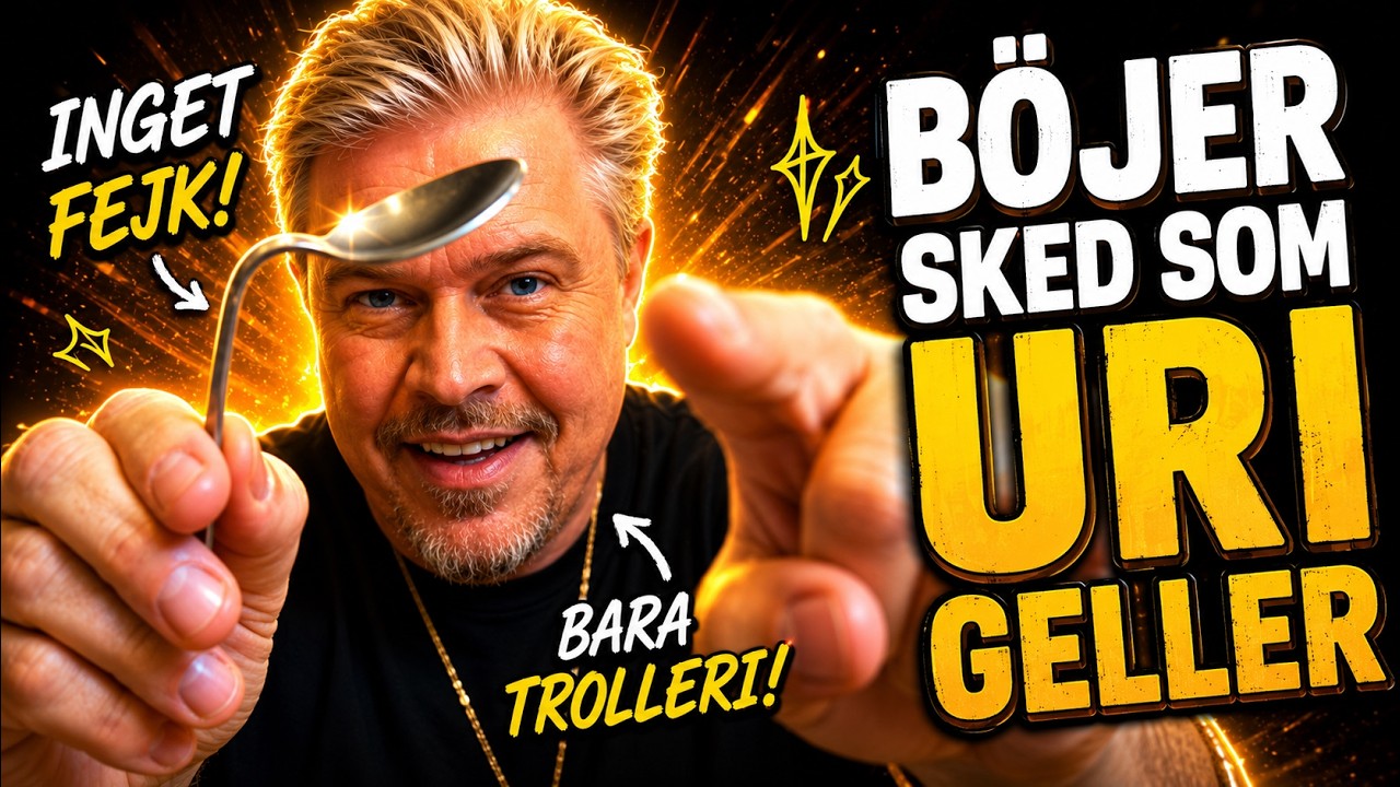 Böjer skedar som Uri Geller