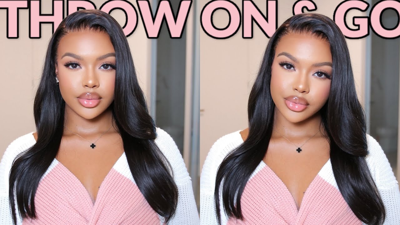WOW😍 EASY THROW ON & GO WIG | PRE-PLUCKED, BLEACHED & LACE CUT ft LUVME HAIR