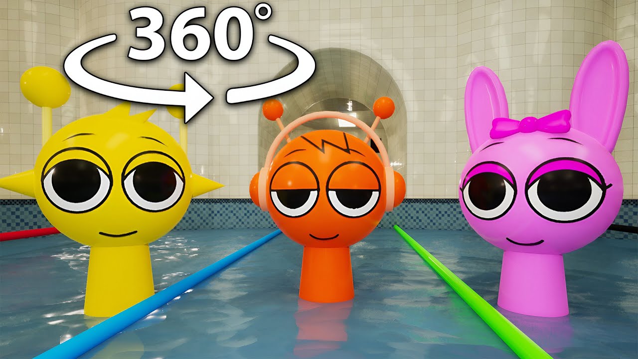 Incredibox Sprunki 360&deg; - SWIMMING | VR/360&deg; Experience