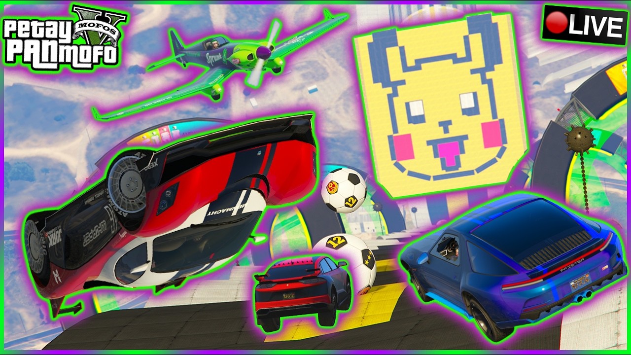 GTA Online Gaming Theme Mix Custom Jobs Playlist  - F2F, Mega Ramp, Random Races n More (PS5) 🎮