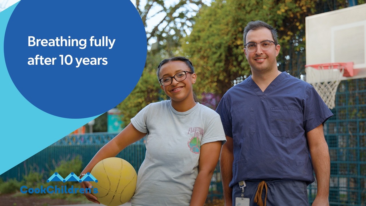 Gabby's 10-year struggle to breathe | Pulmonology | Cook Children’s