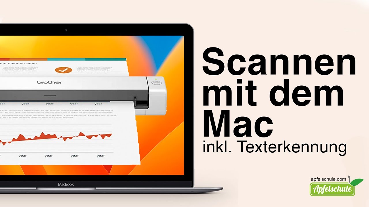 Scannen mit Mac inkl. Texterkennung - so einfach gehts (macOS Ventura)
