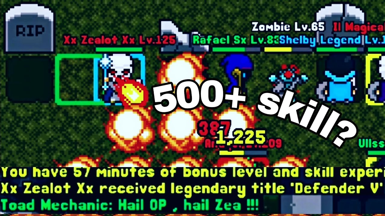 Rucoy Online: Zealot advanced to level 125! (PvP w/ Il Magical Niki)