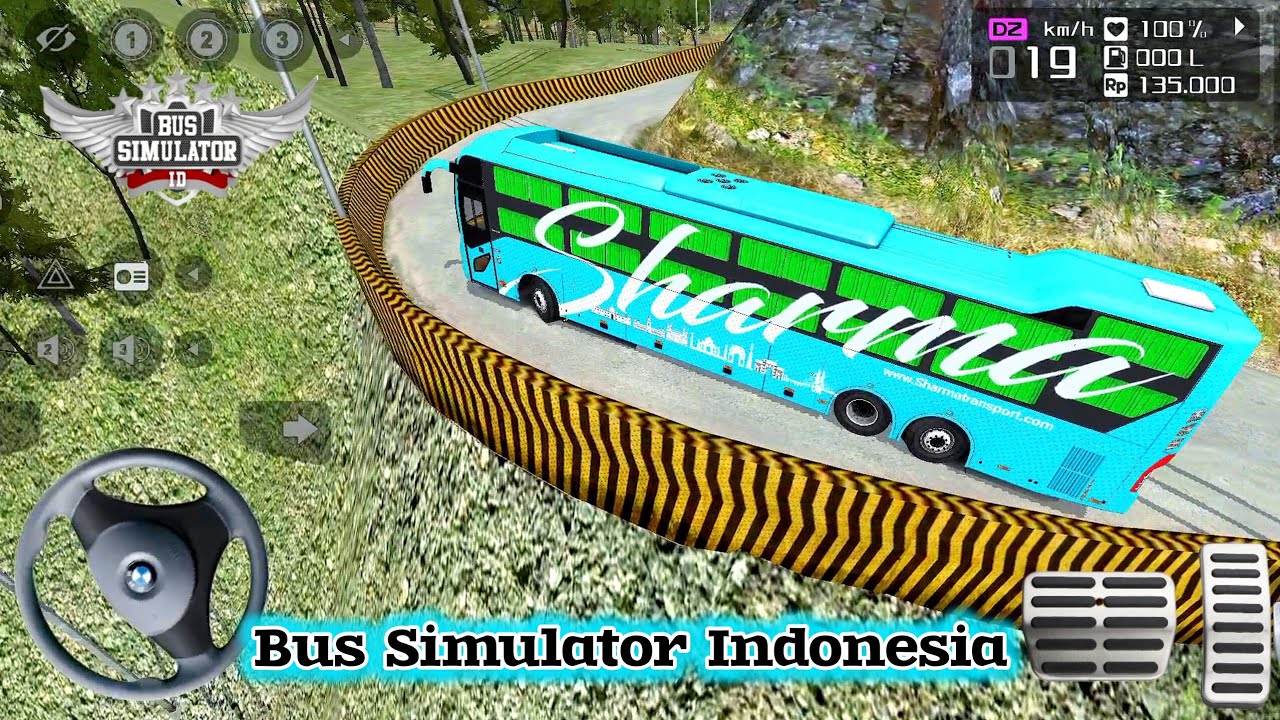 Blue Sharma 9600s Sleeper Bus | Bus Simulator Indonesia 