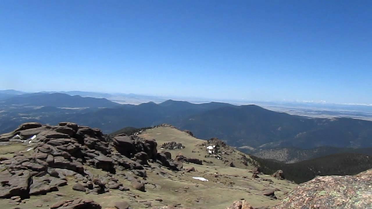 View from the Summit of Bison Peak, Colorado