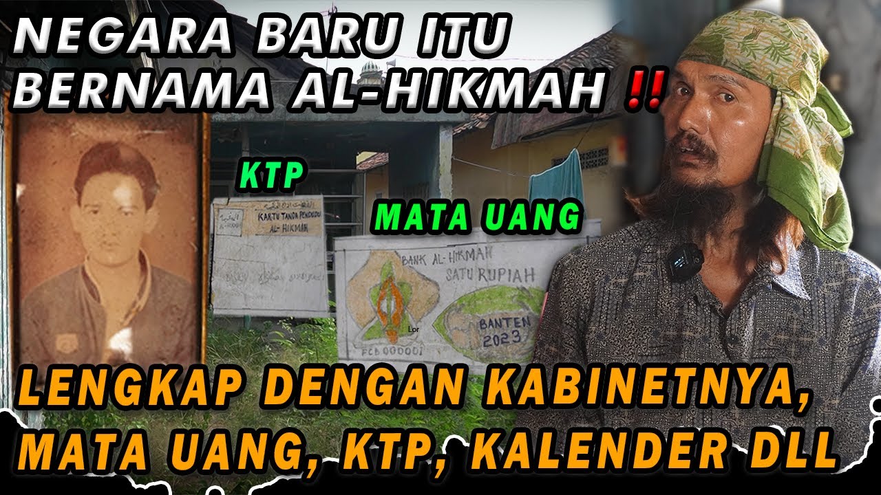 ADA NEGARA BARU DI BANTEN LENGKAP DENGAN SUSUNAN KABINETNYA ! SIAPAKAH SOSOK PENCIPTANYA ❓