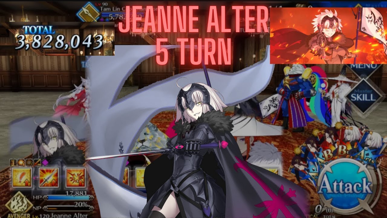 [FGO NA] Illyafest CQ - Champion's Camp - Jalter 5 Turn