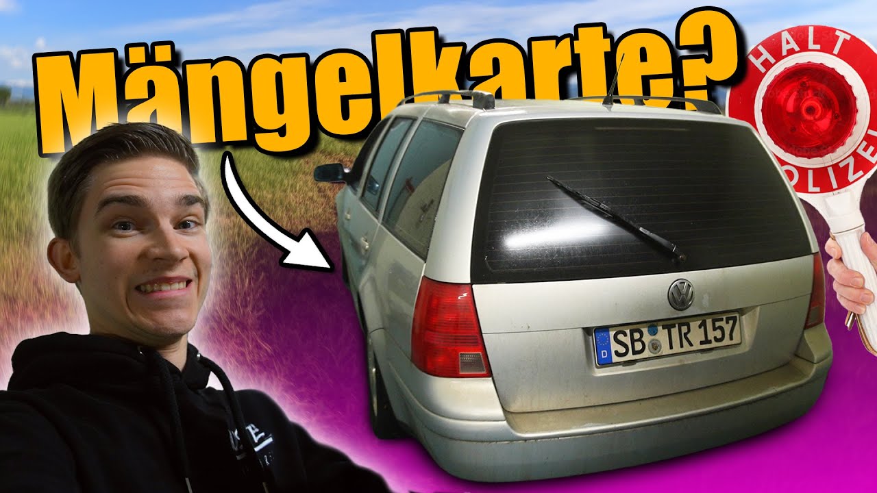 Polizei hält mich in meinem VW Bora an... Meine erste Polizeikontrolle jemals