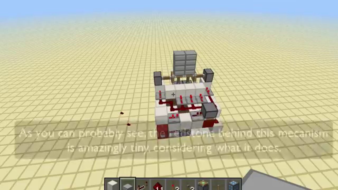 Redstone Showcase: Smallest Hipster Door! [1.6+]