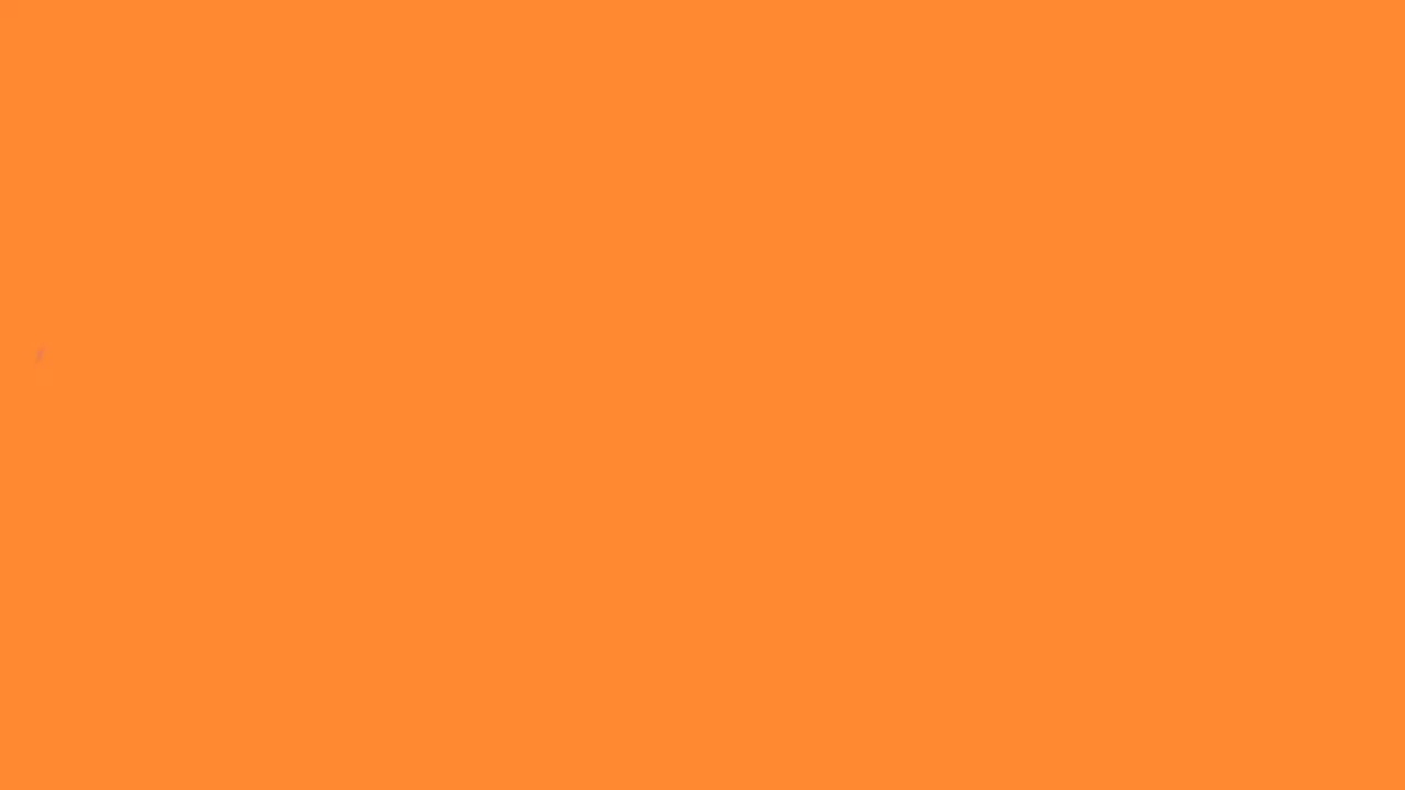 🟧 Orange Screen 1 Hour | Plain Orange Background | No Sound