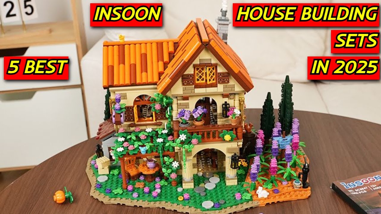 5 Best INSOON House Building Sets | Creative Construction Model Home Decor in 2025