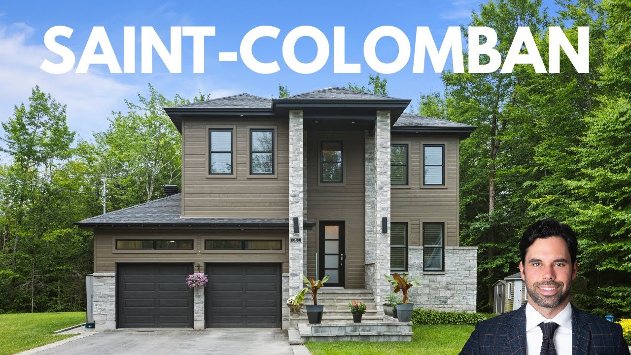 Visite virtuelle d'une Maison Moderne parfaite pour la tranquillité à Saint-Colomban | 935 900$