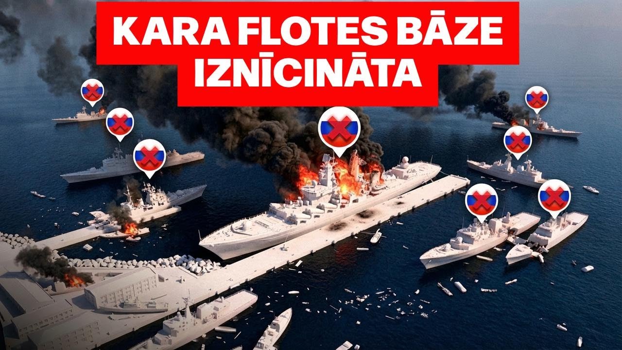 Krievijas flote slēpa kaut ko neaizvietojamu... Ukraina to atklāja, un tad notika ŠIS