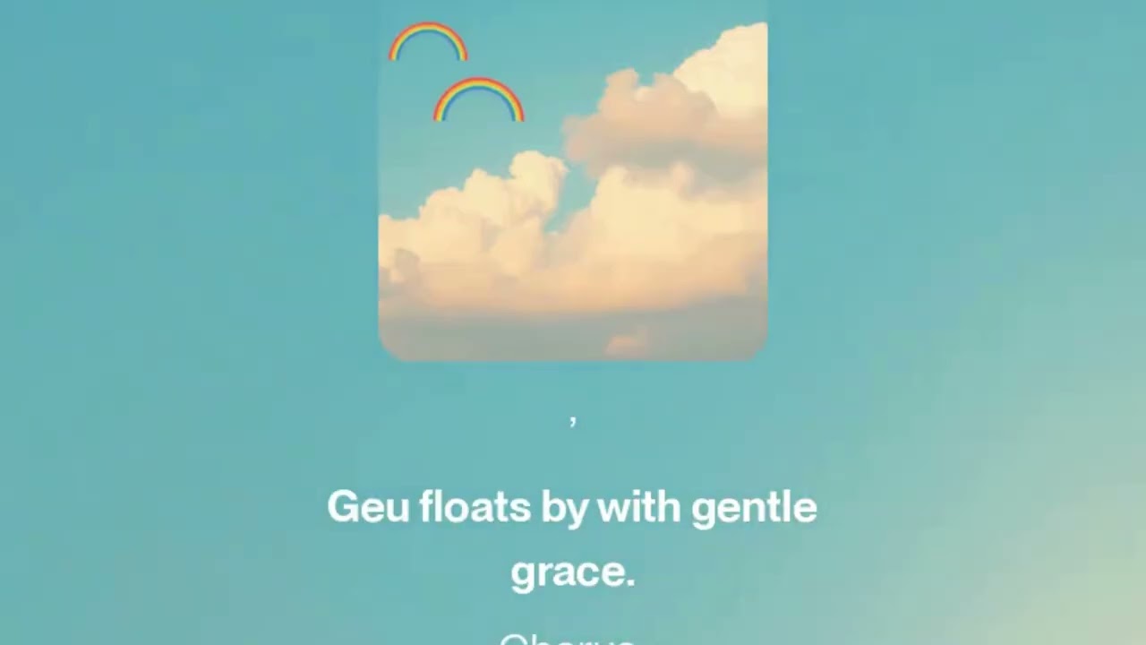 Kids Song Lyrics &ndash; Singing Clouds with Geu 1 | GeuUniverse