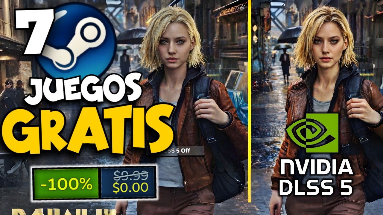 JUEGOS GRATIS en STEAM + JUEGOS ANDROID🎁 y NVIDIA DLSS 5
