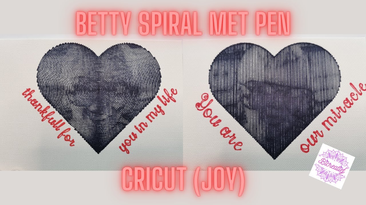Cricut Joy (NL) | Valentijn Spiralbetty met pen