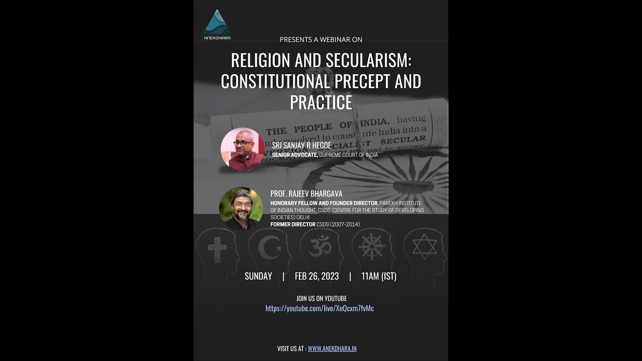 Religion and Secularism: Constitutional Precept&nbsp;and&nbsp;Practice