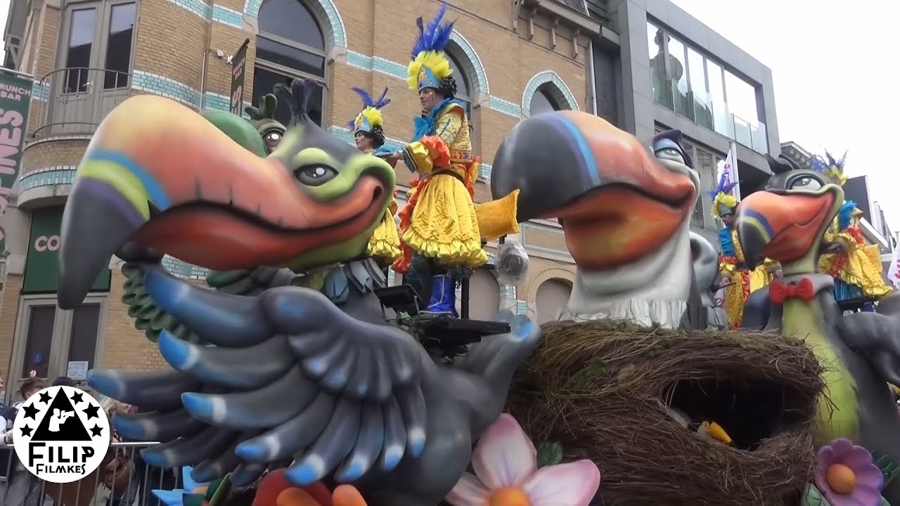 de volledige  carnavalstoet van Temse op 23 maart 2025( de eerste keer  gefilmd