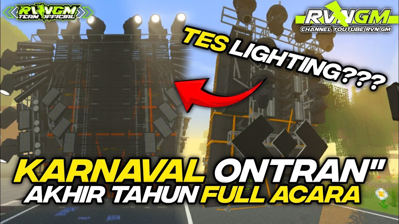 Carvinal ‼️ Daftar Hadir Karnaval Akhir Tahun | Mod Sound SystemMinecraft 3d